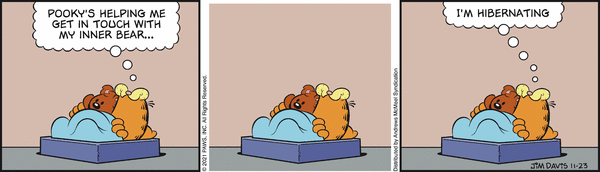 Komiksy garfield - komiks z dnia 23/11/2021