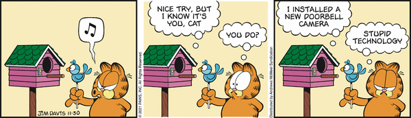 Komiksy garfield - komiks z dnia 30/11/2021
