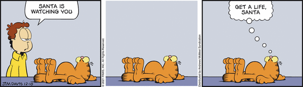 Komiksy garfield - komiks z dnia 10/12/2021
