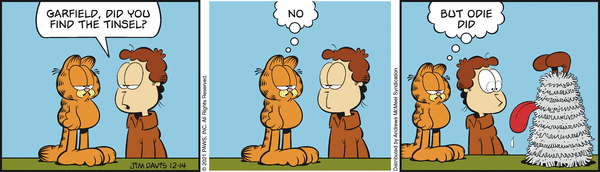 Komiksy garfield - komiks z dnia 14/12/2021