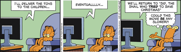 Komiksy garfield - komiks z dnia 20/12/2021