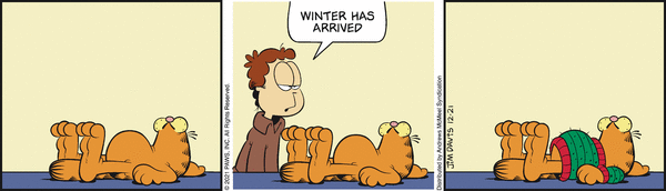 Komiksy garfield - komiks z dnia 21/12/2021