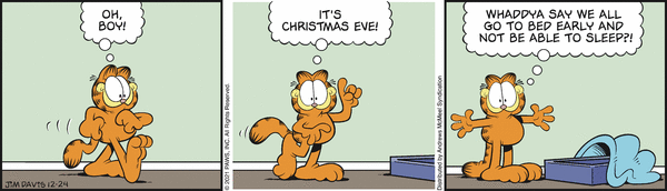 Komiksy garfield - komiks z dnia 24/12/2021
