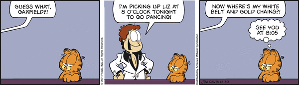 Komiksy garfield - komiks z dnia 30/12/2021