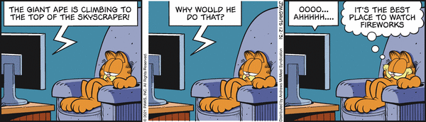 Komiksy garfield - komiks z dnia 31/12/2021