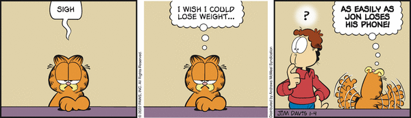 Komiksy garfield - komiks z dnia 04/01/2022