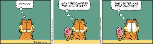 Komiksy garfield - komiks z dnia 05/01/2022