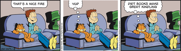 Komiksy garfield - komiks z dnia 08/01/2022