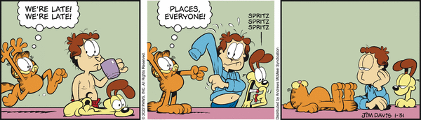 Komiksy garfield - komiks z dnia 31/01/2022