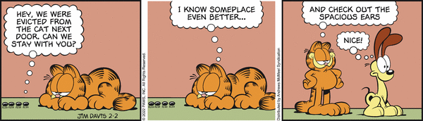 Komiksy garfield - komiks z dnia 02/02/2022