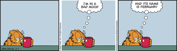 Komiksy garfield - komiks z dnia 07/02/2022