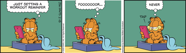 Komiksy garfield - komiks z dnia 18/02/2022