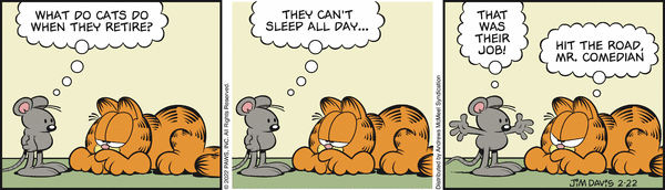 Komiksy garfield - komiks z dnia 22/02/2022