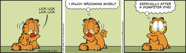 Komiksy garfield - komiks z dnia 24/02/2022