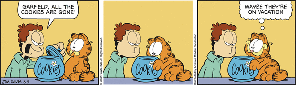 Komiksy garfield - komiks z dnia 03/03/2022