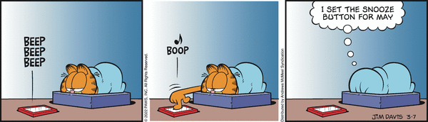 Komiksy garfield - komiks z dnia 07/03/2022