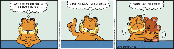 Komiksy garfield - komiks z dnia 08/03/2022