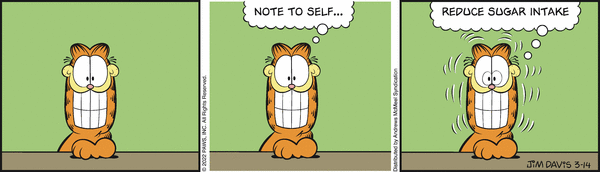 Komiksy garfield - komiks z dnia 14/03/2022