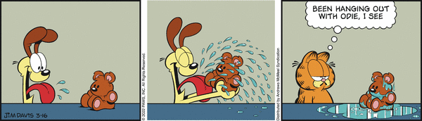 Komiksy garfield - komiks z dnia 16/03/2022