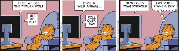 Komiksy garfield - komiks z dnia 17/03/2022
