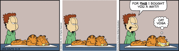 Komiksy garfield - komiks z dnia 19/03/2022