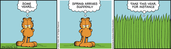 Komiksy garfield - komiks z dnia 21/03/2022