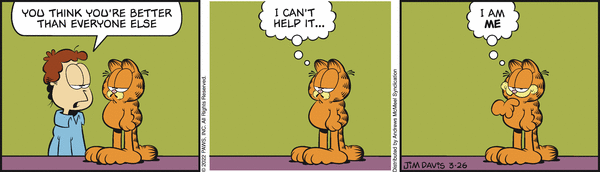 Komiksy garfield - komiks z dnia 26/03/2022