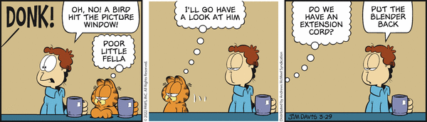 Komiksy garfield - komiks z dnia 29/03/2022