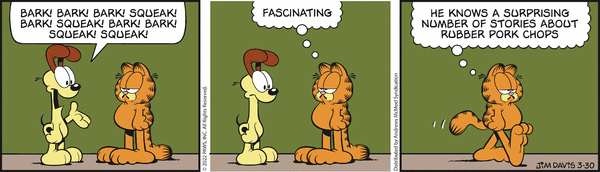 Komiksy garfield - komiks z dnia 30/03/2022