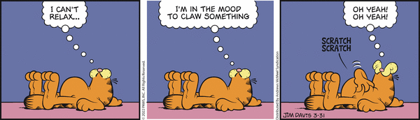 Komiksy garfield - komiks z dnia 31/03/2022