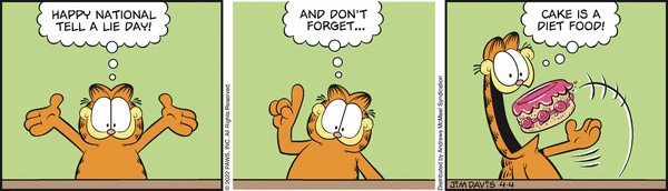 Komiksy garfield - komiks z dnia 04/04/2022