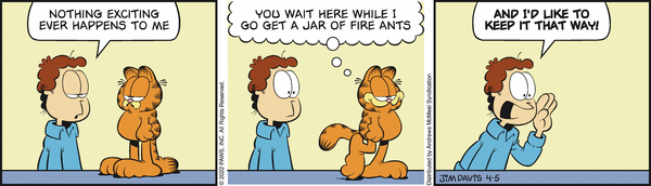 Komiksy garfield - komiks z dnia 05/04/2022
