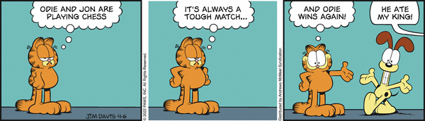 Komiksy garfield - komiks z dnia 06/04/2022