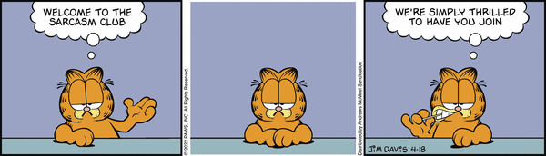 Komiksy garfield - komiks z dnia 18/04/2022