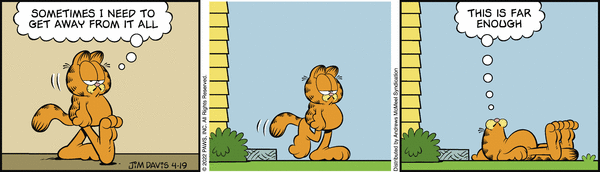 Komiksy garfield - komiks z dnia 19/04/2022