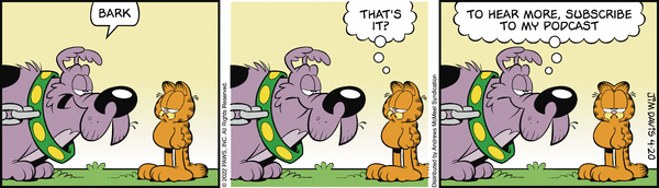 Komiksy garfield - komiks z dnia 20/04/2022