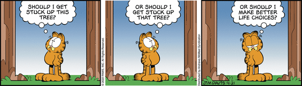 Komiksy garfield - komiks z dnia 21/04/2022