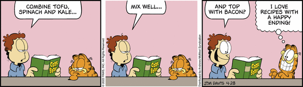 Komiksy garfield - komiks z dnia 28/04/2022