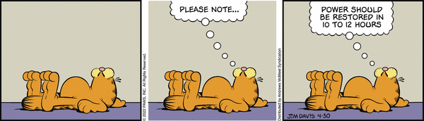 Komiksy garfield - komiks z dnia 30/04/2022