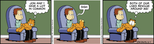 Komiksy garfield - komiks z dnia 07/05/2022