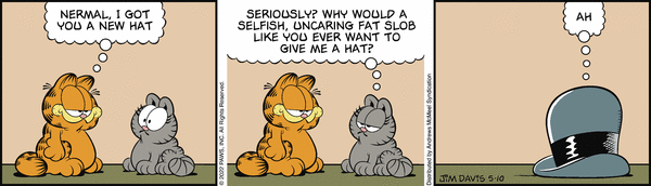 Komiksy garfield - komiks z dnia 10/05/2022