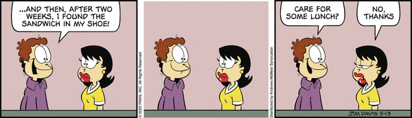 Komiksy garfield - komiks z dnia 13/05/2022