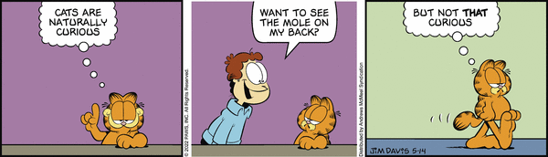 Komiksy garfield - komiks z dnia 14/05/2022