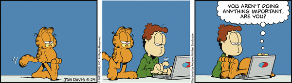 Komiksy garfield - komiks z dnia 24/05/2022