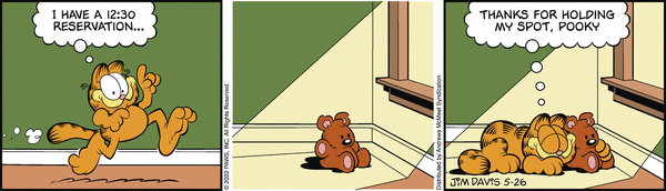 Komiksy garfield - komiks z dnia 26/05/2022