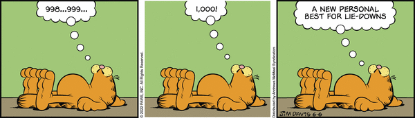 Komiksy garfield - komiks z dnia 06/06/2022