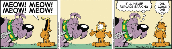 Komiksy garfield - komiks z dnia 08/06/2022