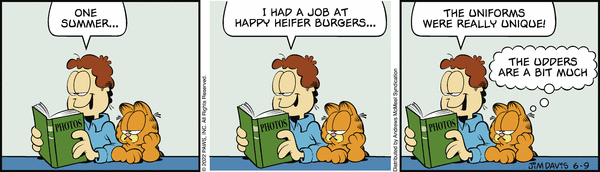 Komiksy garfield - komiks z dnia 09/06/2022