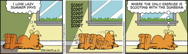 Komiksy garfield - komiks z dnia 21/06/2022