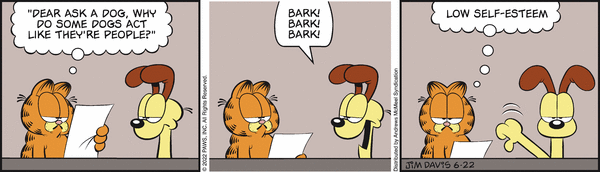 Komiksy garfield - komiks z dnia 22/06/2022